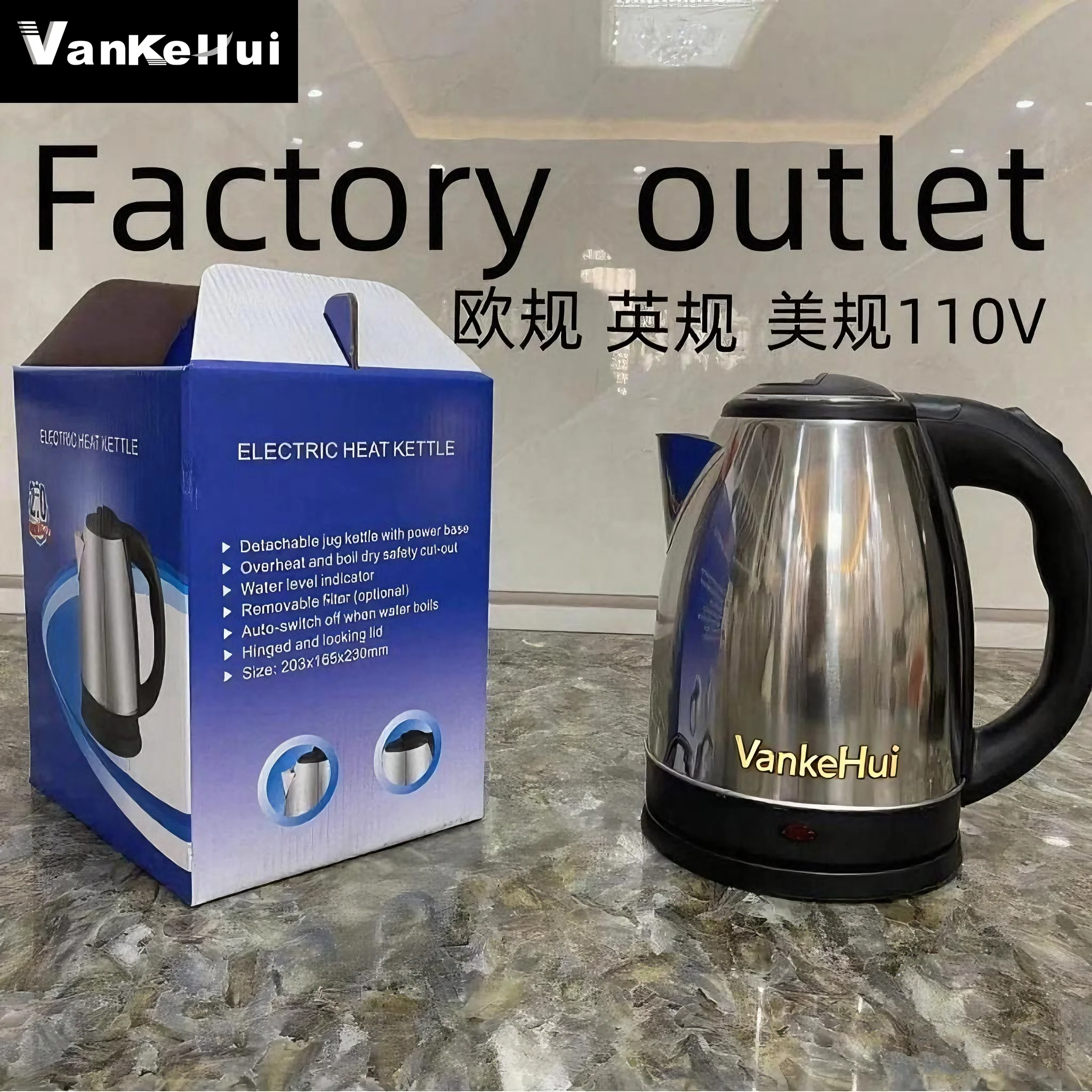 

Supports OEM/ODM and LOGO customization for high-quality 2.0L electric kettles, stainless steel quick-heating kettles, boiling k