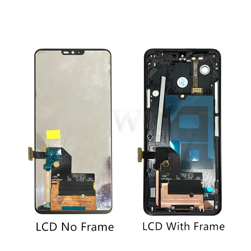 For LG G7 ThinQ LCD G710 Display Touch Screen Digitizer Assembly With Frame For LG G7 Screen Replacement Repair Parts 6.1\