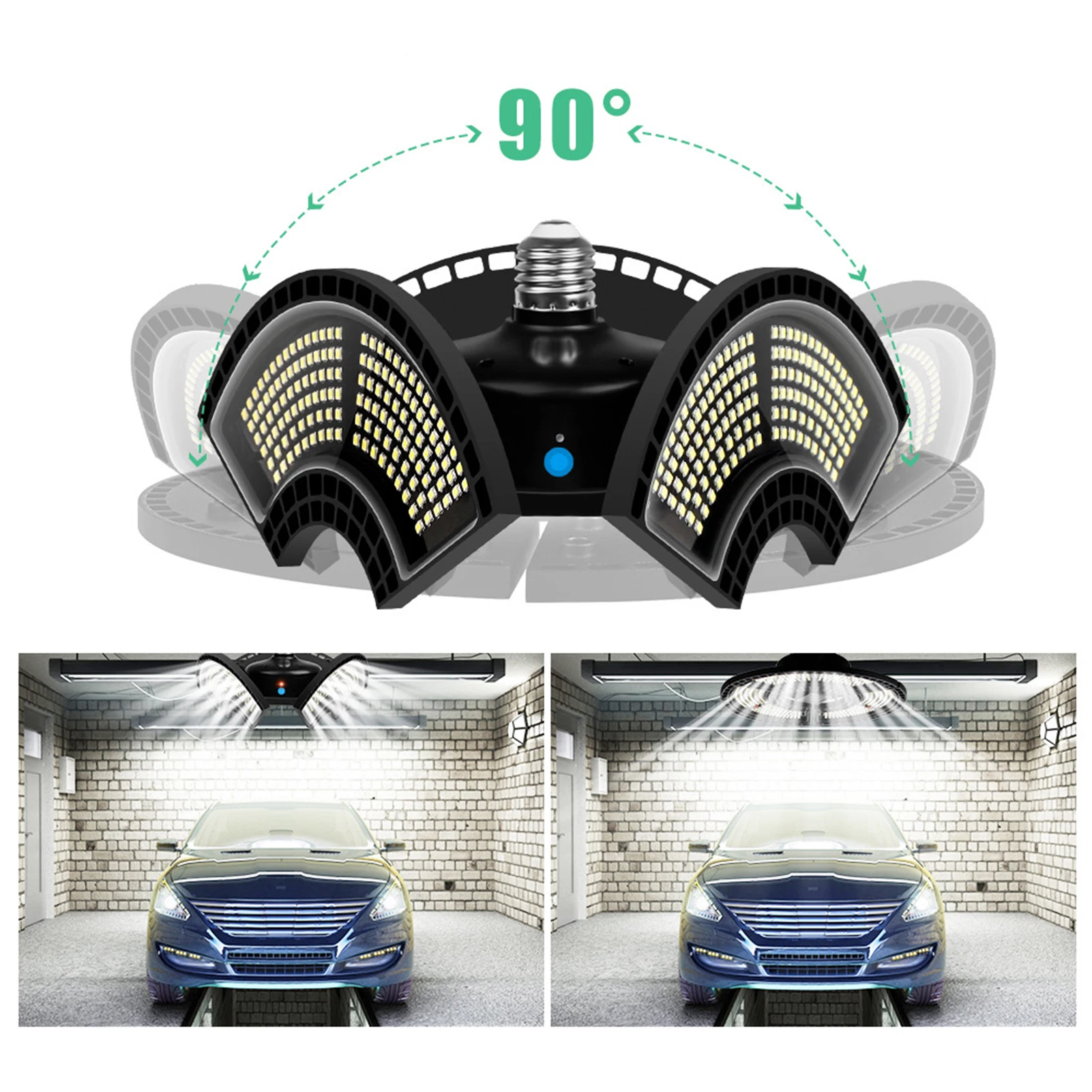led-bay-light-foldable-garage-light-60w-waterproof-288-lamp-beads-foldable-3-leaf-e26-e27-garage-light-for-basements-100-to-277v