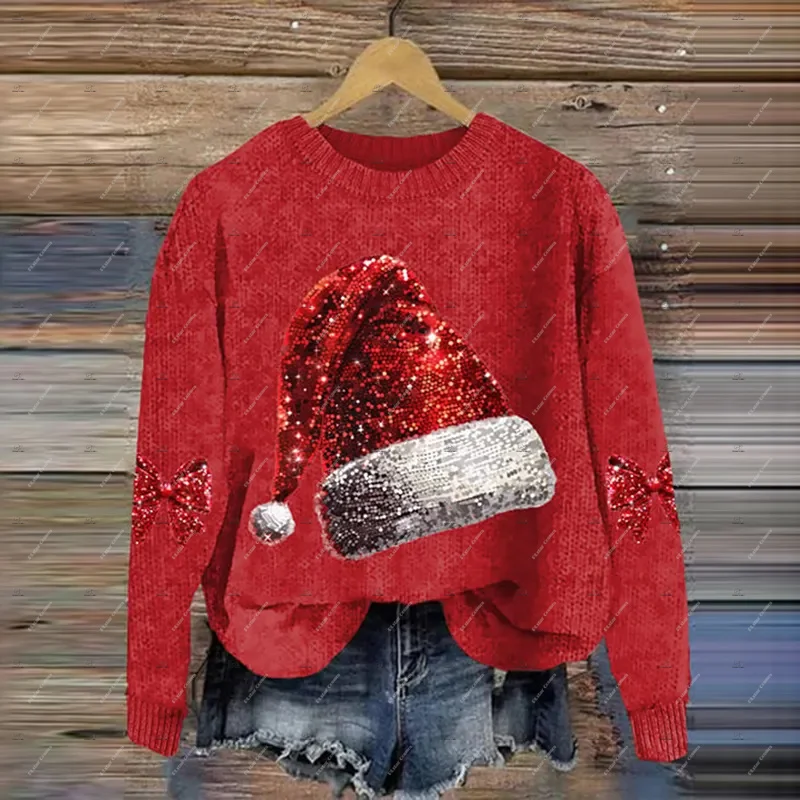 Christmas Santa Claus Cospaly Pet Animal Vintage Ugly Sweater Streetwear 3DPrint Harajuku Casual Pullover Winter Sweatshirts Q6
