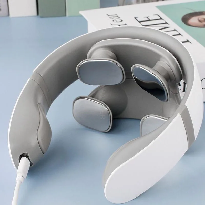 Neck massage instrument Mini shoulder and neck pulse medium frequency therapy instrument neck guard instrument Intelligent cervi