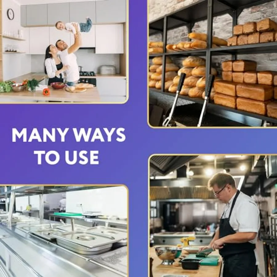 بطانات طاولة بخار من البولي إيثيلين للاستعمال مرة واحدة مع ربطة عنق ملتوية 18 × 14 لـ 1 3 مقلاة عبوة مكونة من 500 مثالية لخدمات تقديم الطعام #5