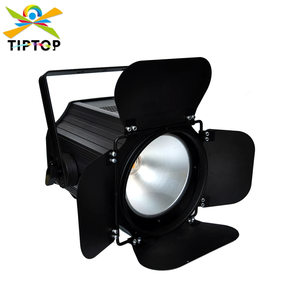 

TIPTOP Stage Light TP-P67 200W White COB Led Par Light Tyanshine Original Barndoor Rotate 35 Degree Reflect Cup Power IN/OUT Con