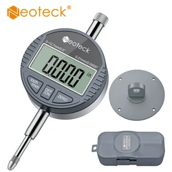 Neoteck 0.01/.0005'' DTI Digital Probe Indicator Dial Test Gauge Range 0-12.7mm/0.5'' Dial Test Indicator Electronic Indicator