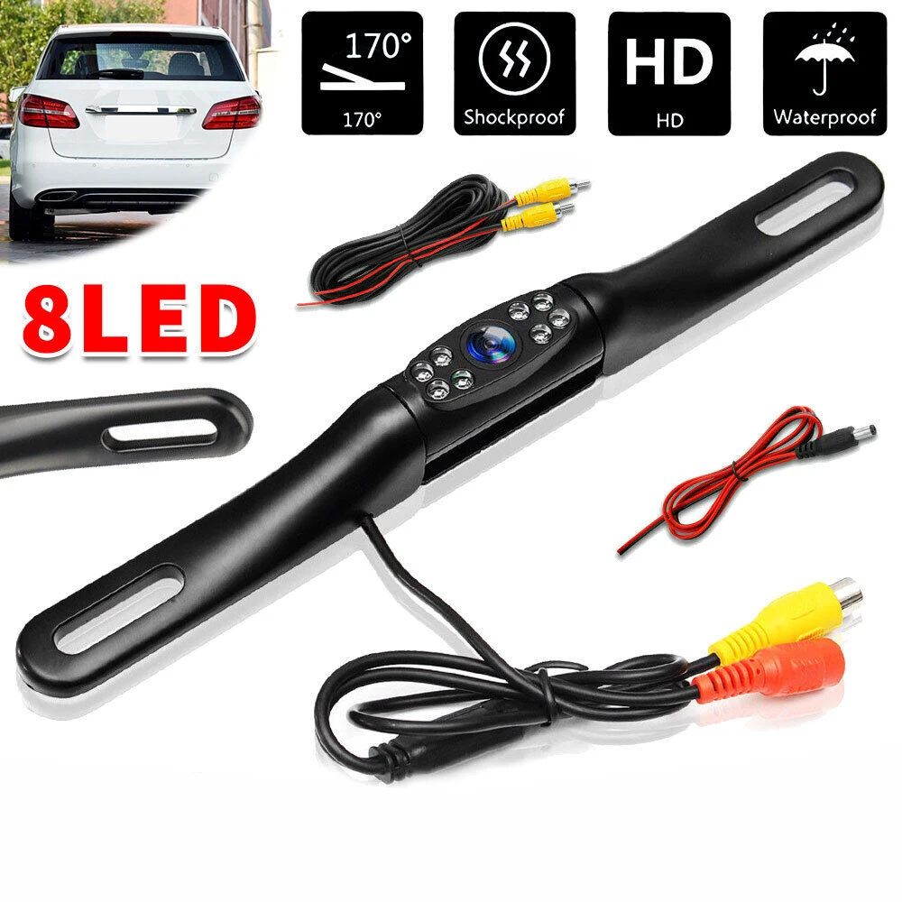 

170° HD Car Rear View Camera Night Vision Backup Reverse Parking Cam Waterproof