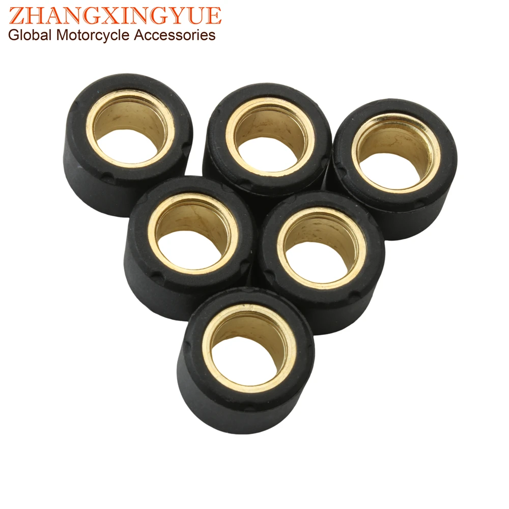 Scooter Variator Roller Set 17x12mm 7g For Suzuki AN125 HS125T AN 125 125cc 4-Stroke Scooter engine parts