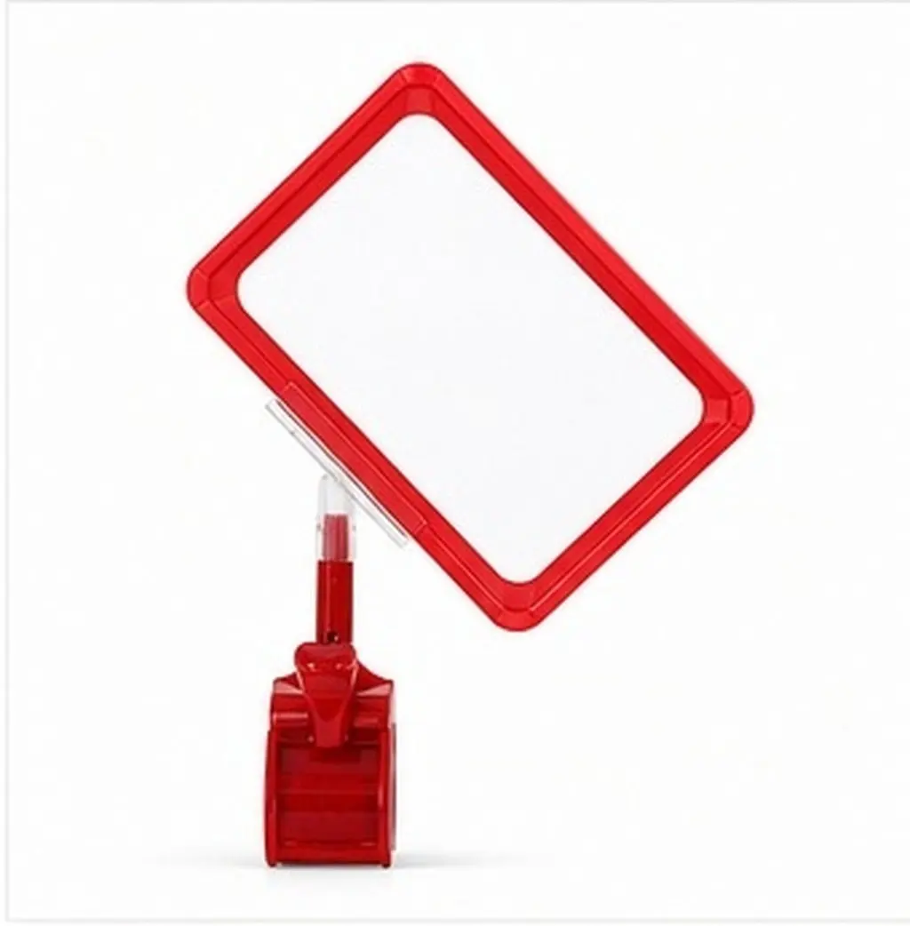 1Set Double-Sided Price Tags Rotatable Clip Clamp Sign Holder for Supermarkets Clothing Store Retail Flexible Multi-Angle