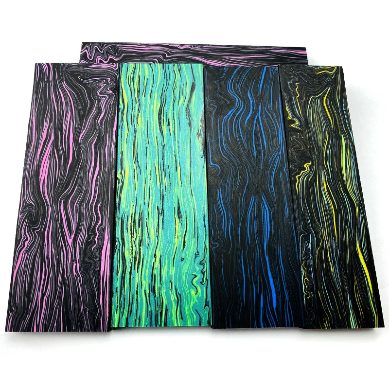 

Толщина 8 мм, красочный сэндвич-узор, доска G10, нашивки, ручка ножа, материал для самостоятельного изготовления, пластина G-10