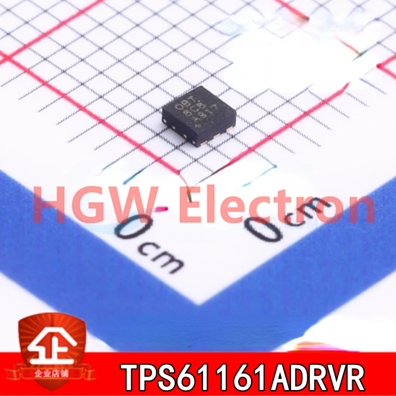 10pcs New and original TPS61161ADRVR QFN6 Screen printing:OBT boost PWM dimming LED driver TPS61161ADRVR QFN-6 OBT TPS61161