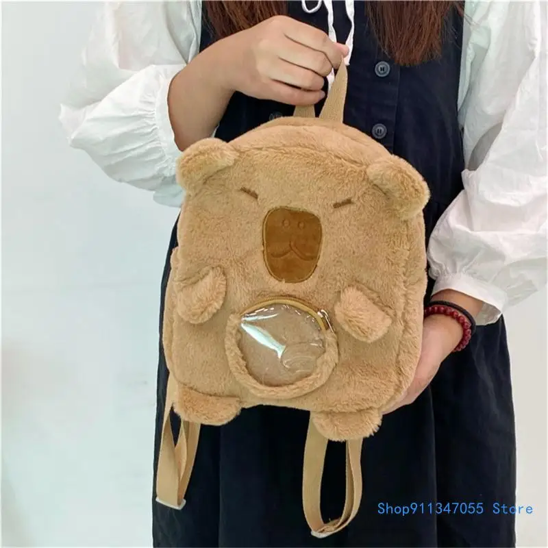 Fun Capybara Backpack Fashion Forward Bag for Students Teenagers Drop shipping