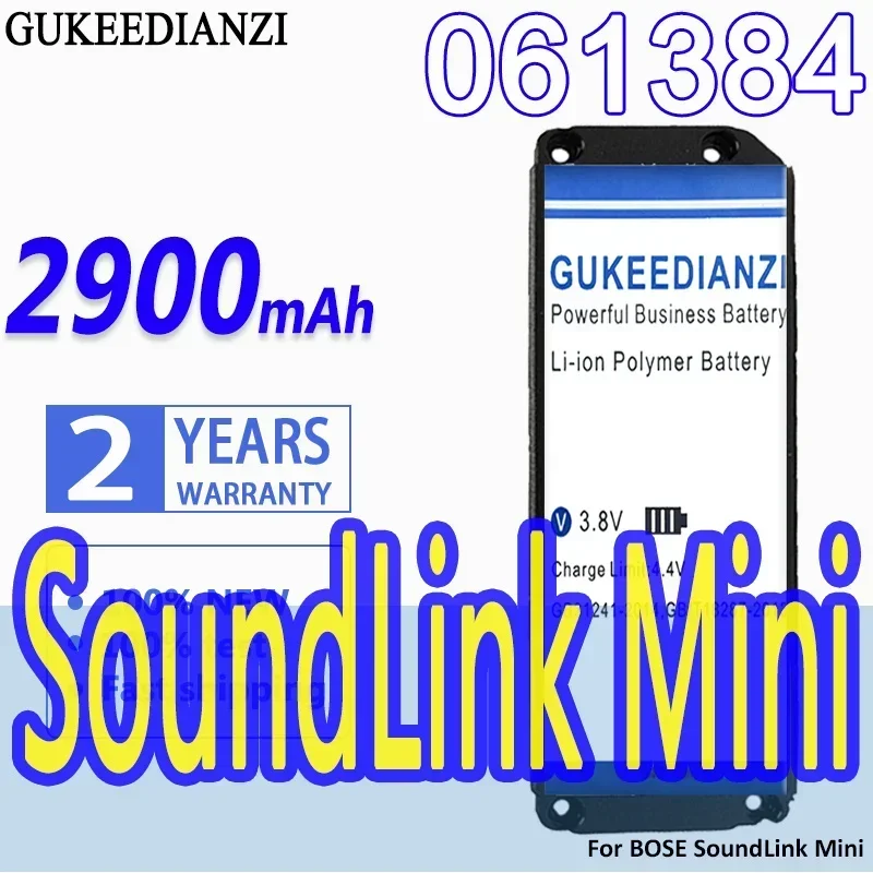 

Аккумулятор GUKEEDIANZI большой емкости 061384 063404 063287 061386 061385 2900 мАч для Bluetooth-динамика BOSE SoundLink Mini I