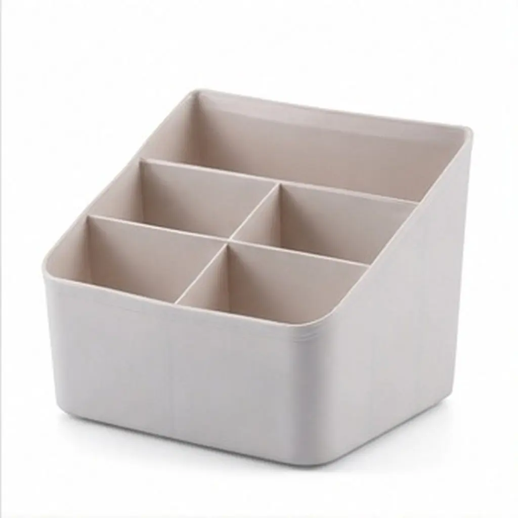 Desktop Storage Organizer Box for Remote Controls, Pens & Office Sundries – Multifunctional Home Desk Organizer