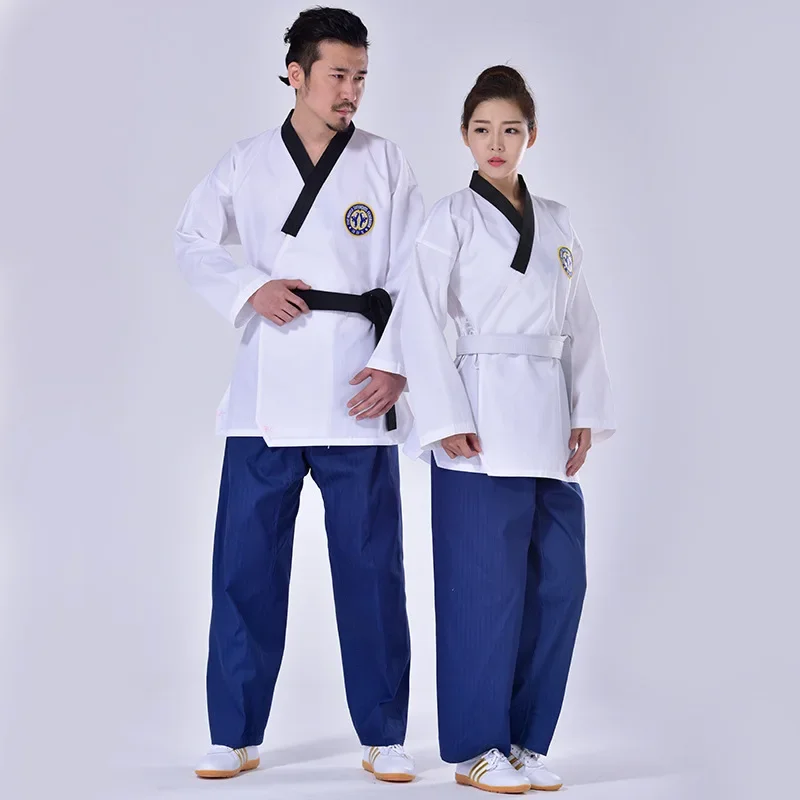 Tae Kwon Do Taekwondo Uniform Martial Arts Dobok V-Neck Demonstration Team Gym School Karate