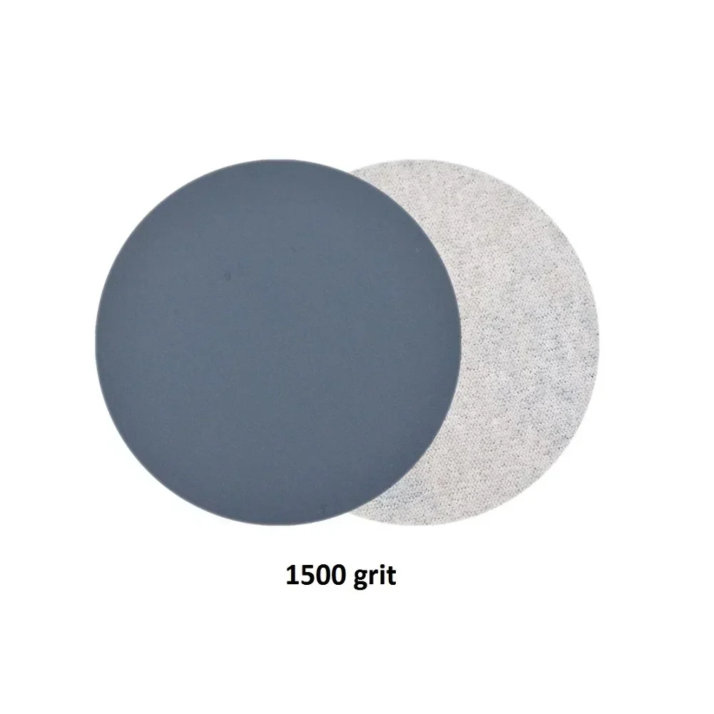 30Pcs 75mm 3 인치 320/400/600/800/1000/1500 그릿 라운드 샌드페이퍼 디스크 습식 건식 샌딩 디스크 후크 루프 샌드 시트 샌더 패드