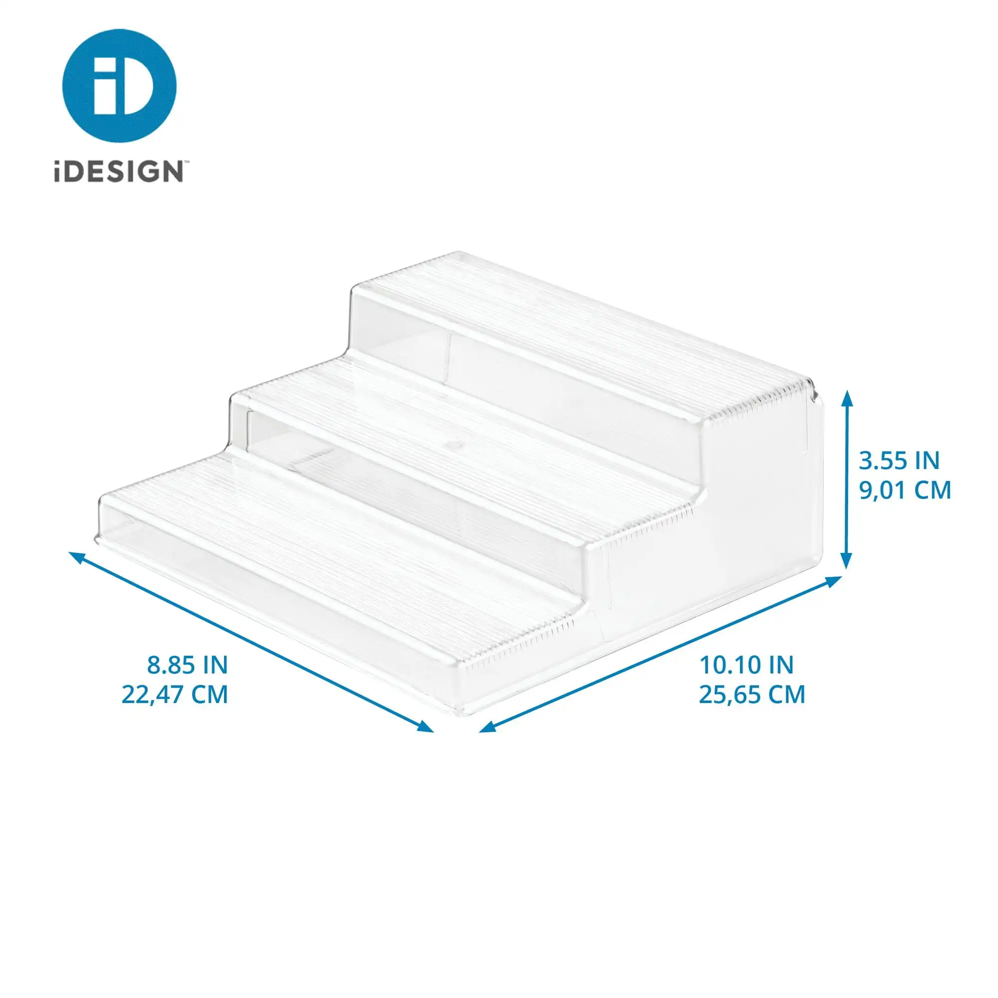 Organizador de Gabinetes Linus InterDesign de 3 Niveles, Transparente