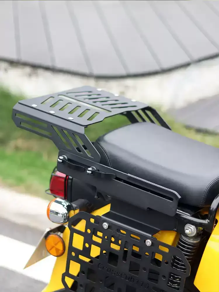 Motorcycle Sliding Rear Cargo Luggage Rack for CC110, Modified Mount Bracket, Motorcycle Storage Spare Parts