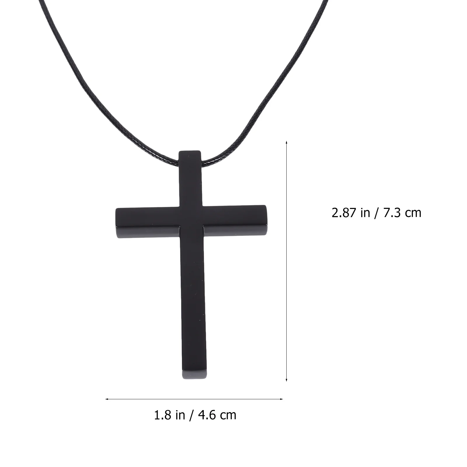 

1Pcs Car Interior Hanging Cross Pendant Alloy Rearview Mirror Decor Auto Ornament Cross Rearview Mirror Pendant
