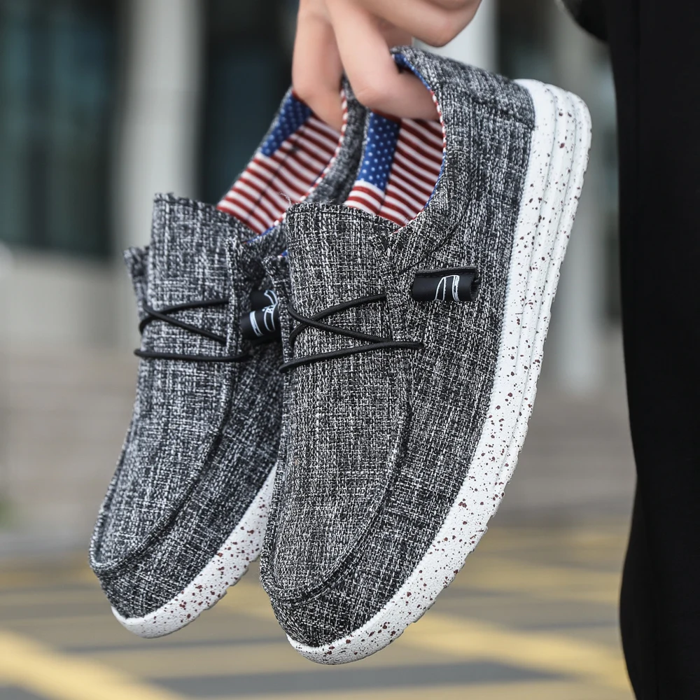 

Мужские лоферы больших размеров для трансграничной торговли – корейская версия, модные, повседневные, спортивные, дышащие, легкие, цельные, без шнурков