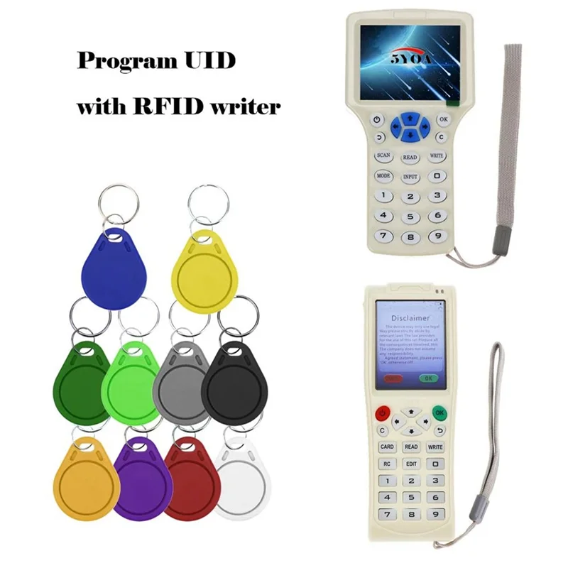

150Pcs UID 13.56Mhz Block 0 Sector Writable IC Card Clone Changeable Smart Keyfobs Key Tags 1K S50 RFID Access Control-Y47A