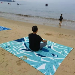 Waterproof non-sand large beach mat Beach Blanket Sand Free Mat  Waterproof non-sand large beach mat