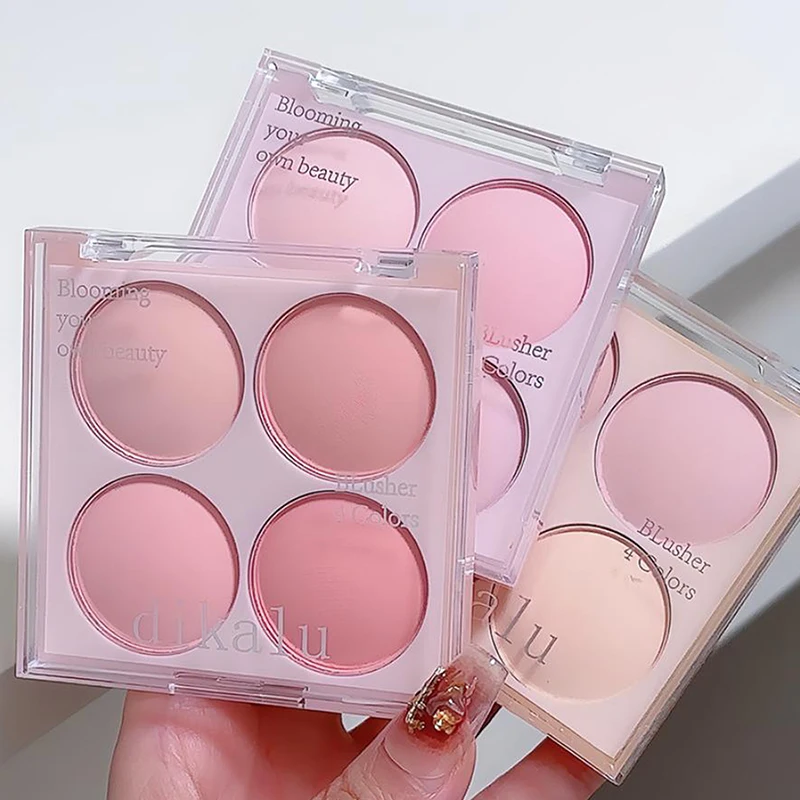 Ensemble de poudre de Blush mat, nouvelle mode, ton doux et chaud, maquillage pour le visage, éclaircissant les joues, illuminateur cosmétique pour une beauté du visage améliorée