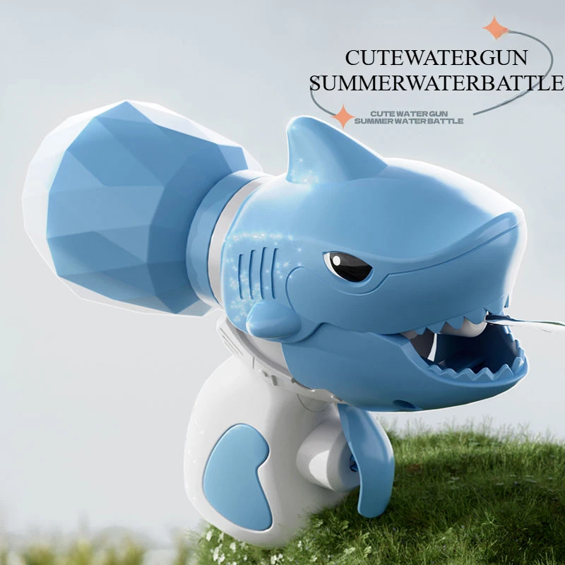 Kid Mini Shark Waterpistool Zomer Zwembad Zwemmen Strand Speelgoed Pistool Spelen Water Spatten Festival Spray Waterpistool