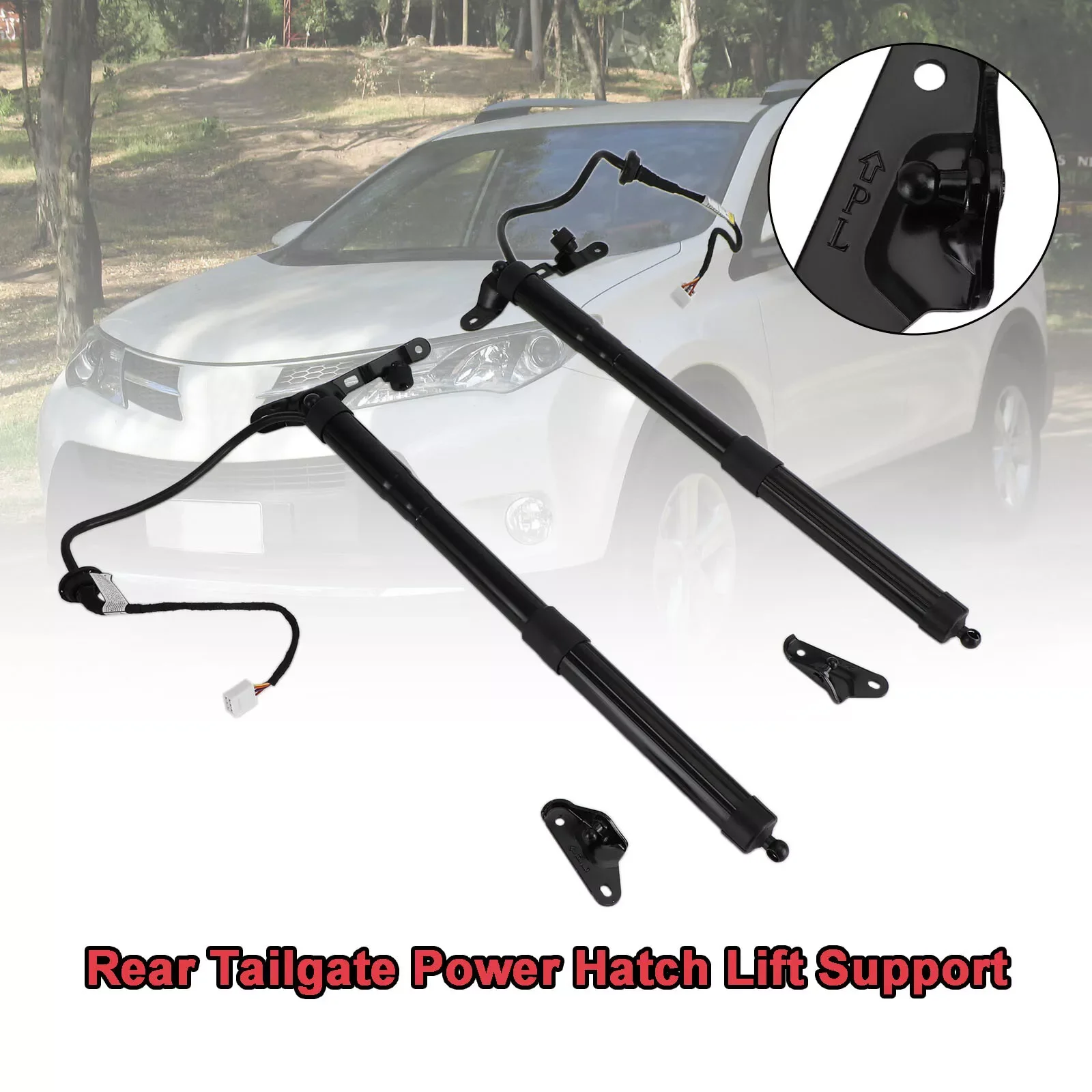 Rear Trunk Liftgate Power Hatch Lift Support Opener For 2013-2018 Toyota RAV4 68910-09010 Electric Tailgate Gas Struts