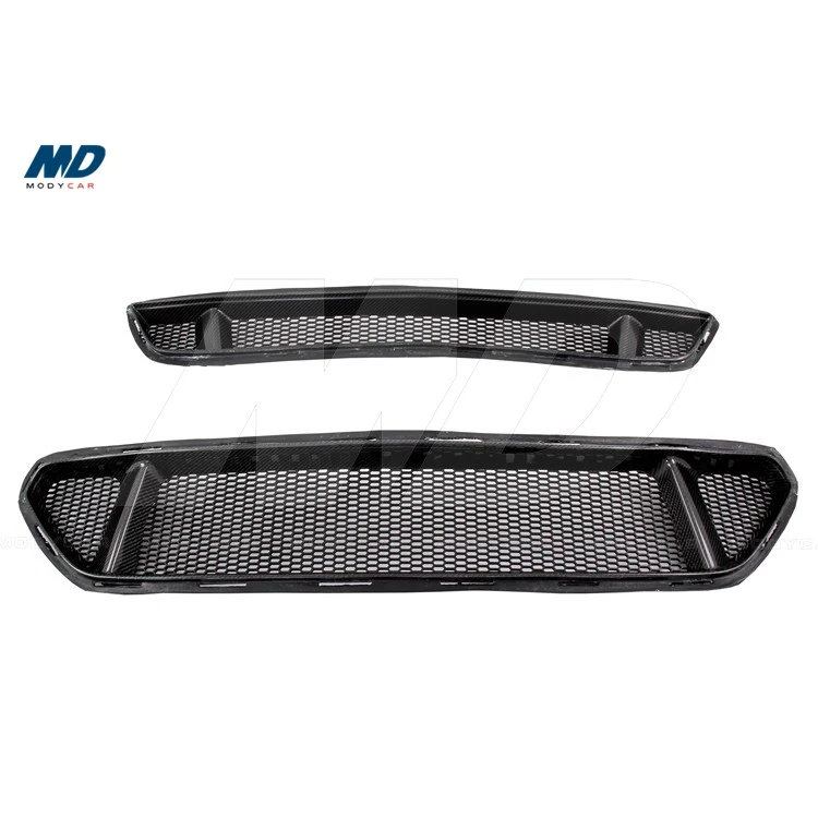 

Carbon Fiber Front Grille (2 Pcs) for 2015-2016 Ford Mustang
