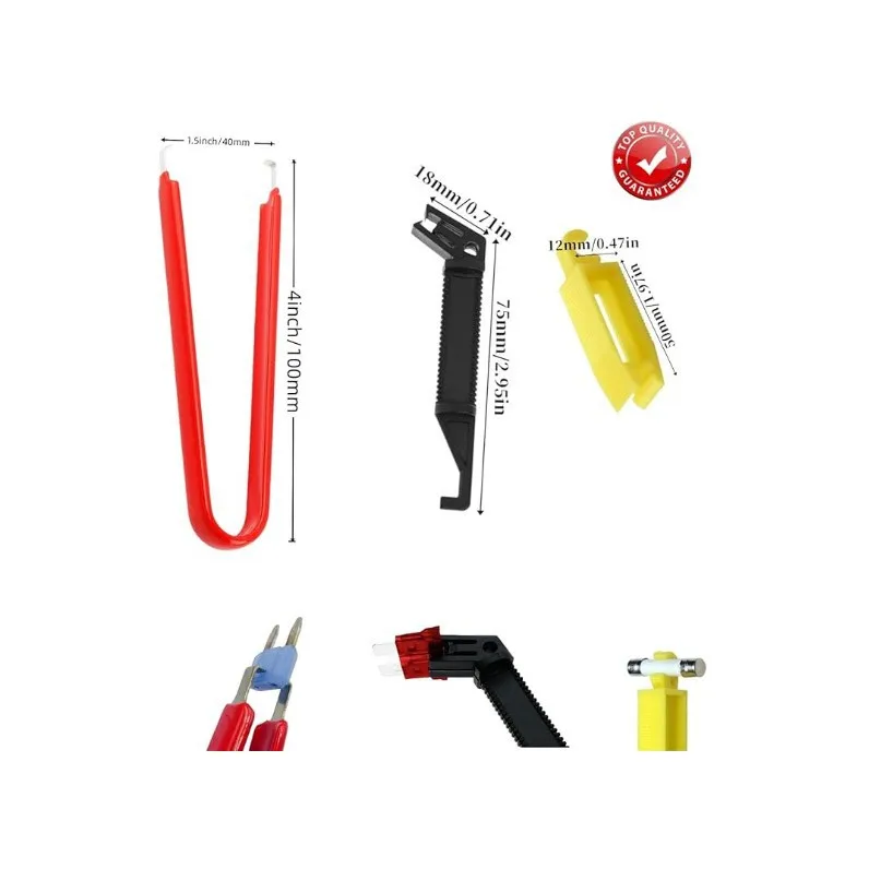 Relay pull-out pliers 6-piece automotive fuse tool accessory