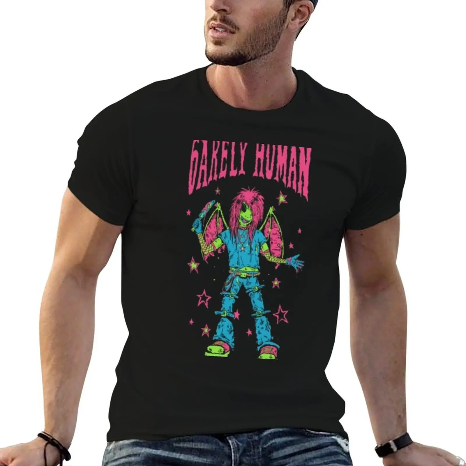 

6arelyhuman T-Shirt man t shirt designer graphic t shirts for man T-Shirt