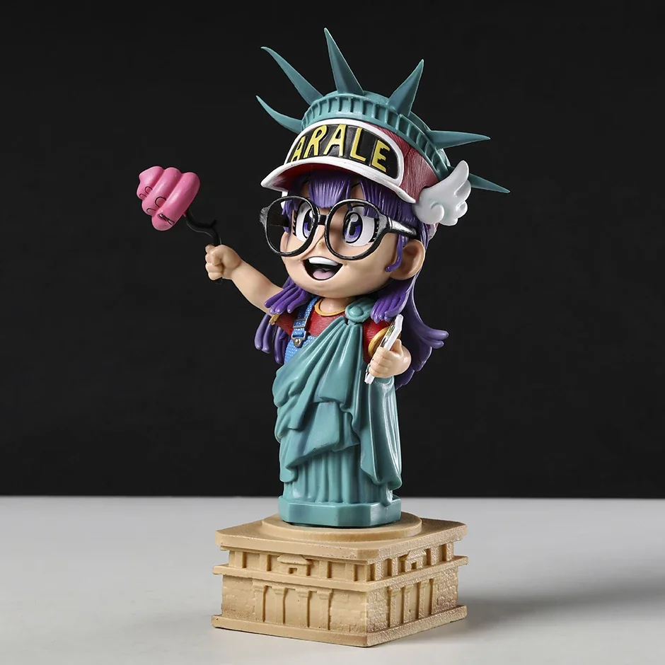 The Goddess of Liberty Arale Limited Figurine Made of PVC Finished Painted Figure 23.5cm