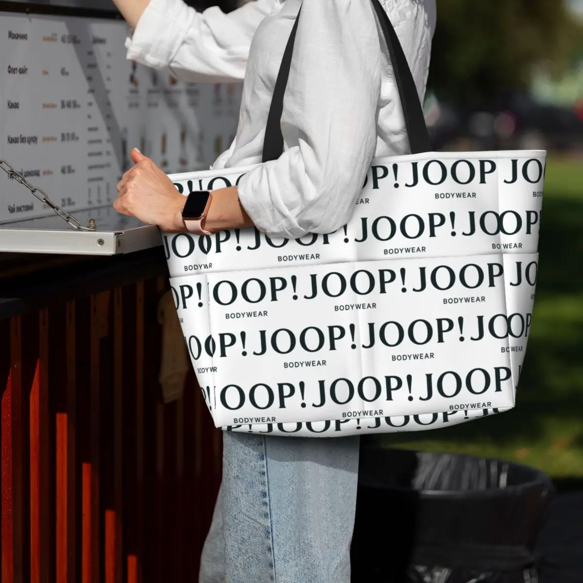 

Funny Printed Joop Cool Beach Tote Bag Sport Gym Yoga Duffle Large Tote Bag Women Travel Bag Fitness bag