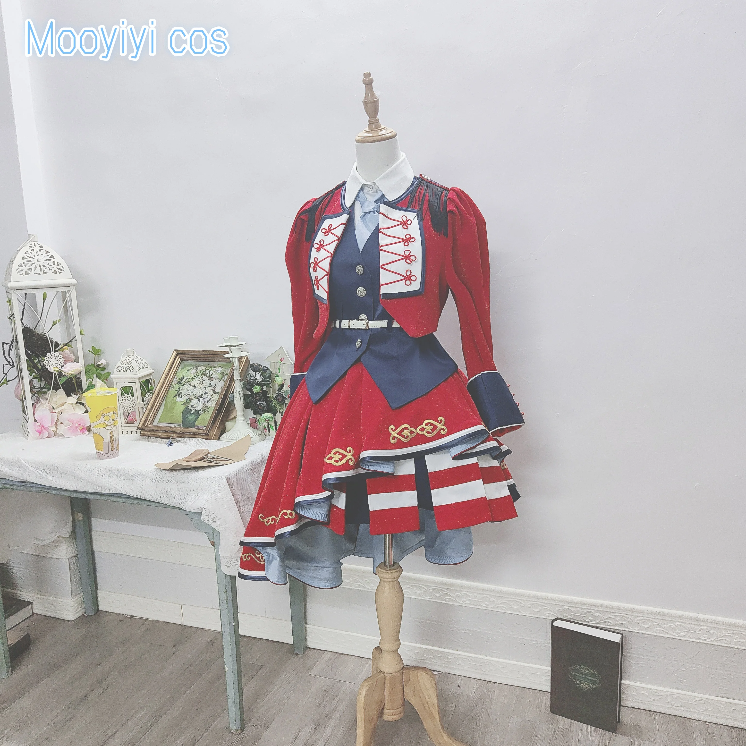 ЭлиАйза Косплей Костюм Хэллоуин Рождество Ролевые Игры Комикс Индивидуальный Костюм Mooyiyi Новый 2025 Костюм 9th Anniversary Красная Юбка