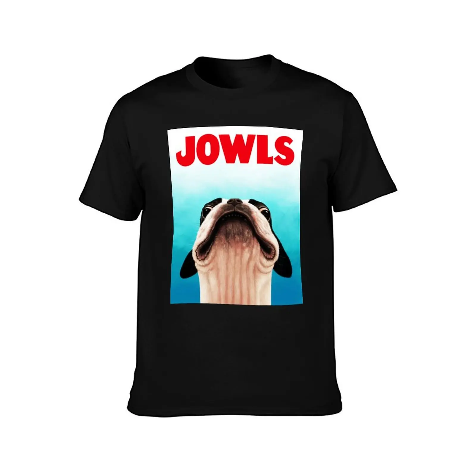 Jowls Boston Terrier poster T-Shirt Quick Dry Sports Short Sleeve Tee T-Shirt