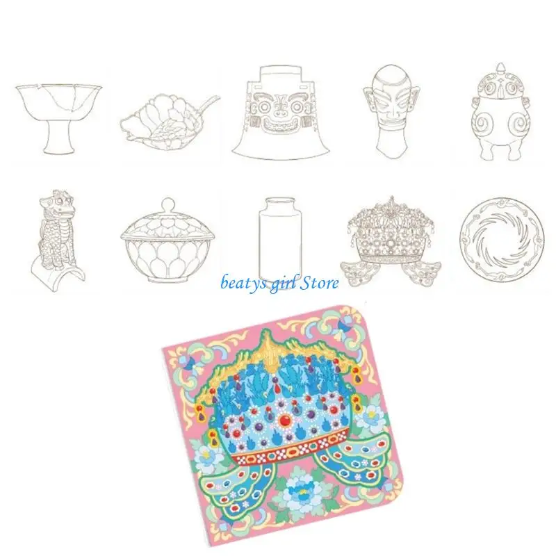 

C7AB Coloring Journal Sketch Pad Drawing Book For Kid And Adult To Enhances Focusing