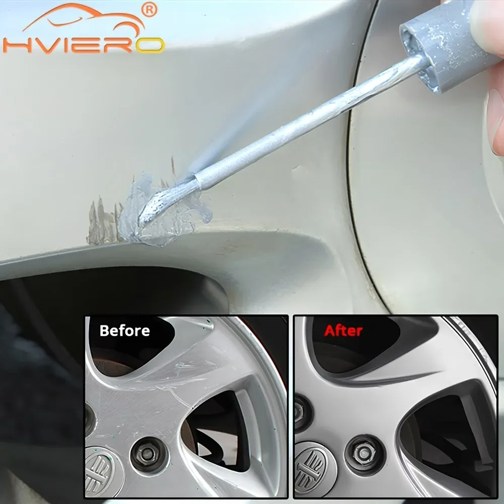 MC003 Repair Pen Aluminum Alloy Wheel Hub Renovation Maintenance Paint Brush Spray Silver Automobile Scratch Restorations Tools