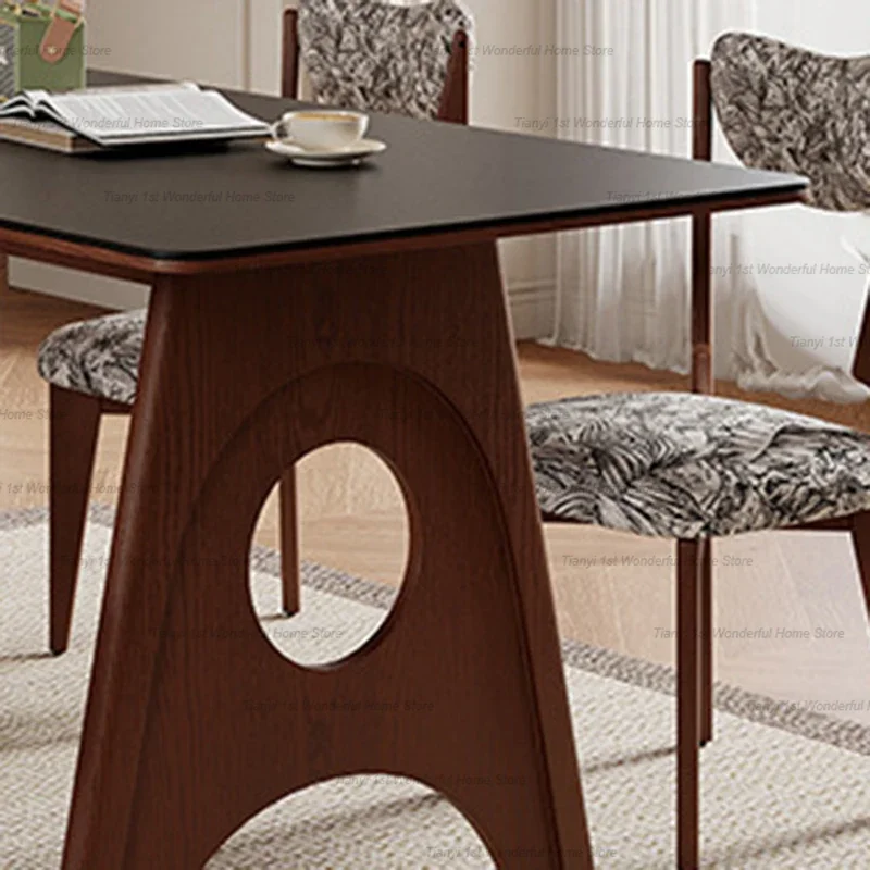 النمط الياباني البساطة مصمم طاولات الطعام الراقية الأصالة مطعم طاولات الطعام أثاث المطبخ Stoviglie HBDT #5