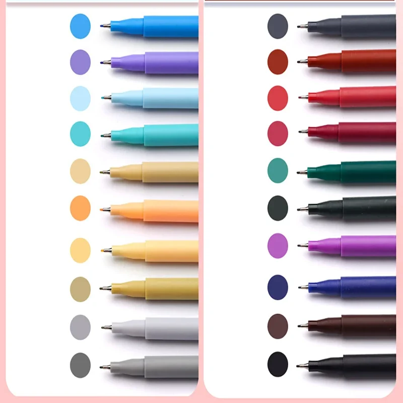 Fast-Drying Markers Brush Canetas Set, Pintura Graffiti, Desenho Highlighter, Material escolar para estudante, Papelaria de arte, 10 cores