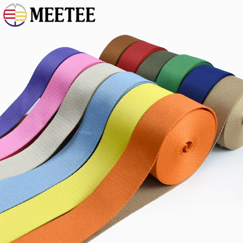 

5Meters 38mm Polyester Webbing Strap for Backpack Webbings Ribbon Tape Garment Belt Bias Binding DIY Sewing Accessories