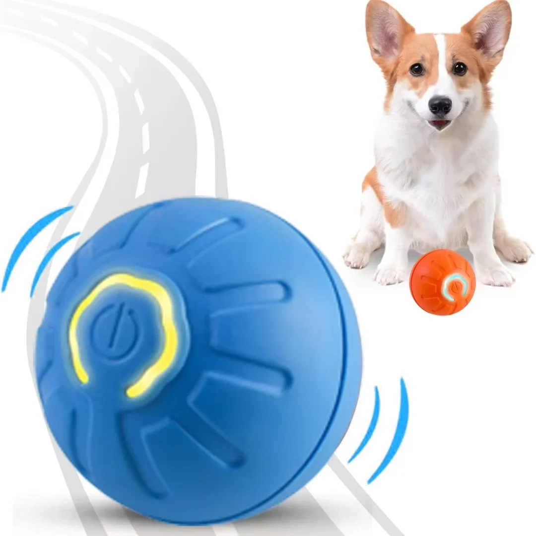 Pelota interactiva automática recargable USB para perros y gatos - imagen 3