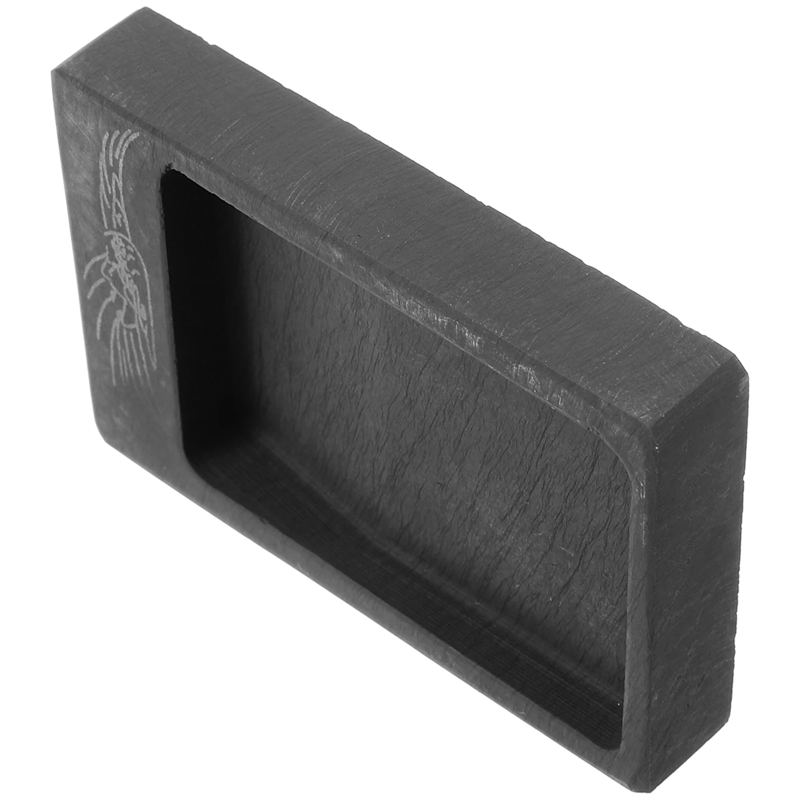 

Stylish Mini Inkstone Calligraphy Inkslab Grinding Stone Durable Stone Material Retro Design For Writing Drawing Painting