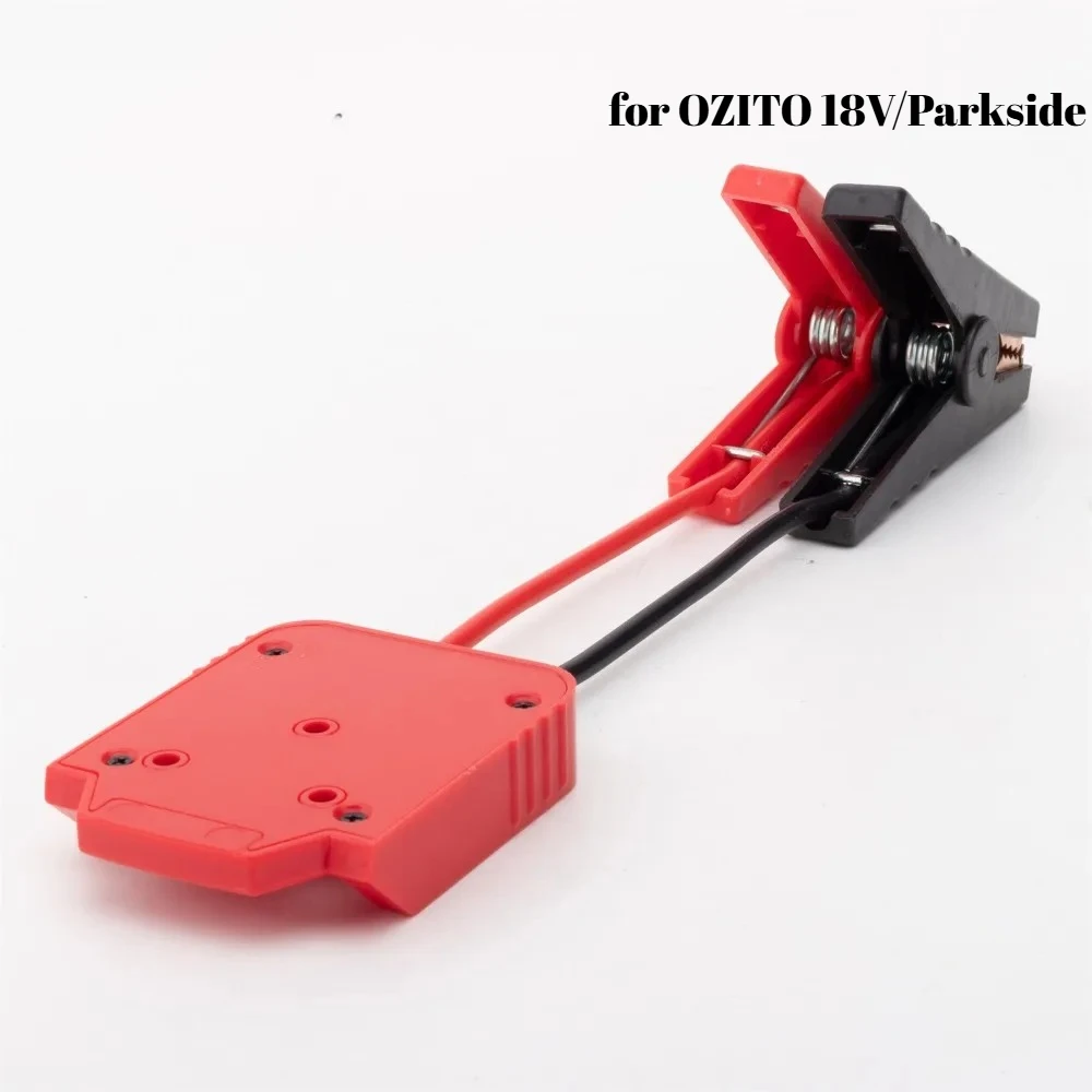 

Портативный адаптер-кабель для запуска двигателя OZITO 18V/Parkside X20V TEAM с литий-ионным аккумулятором и зажимами для запуска автомобиля