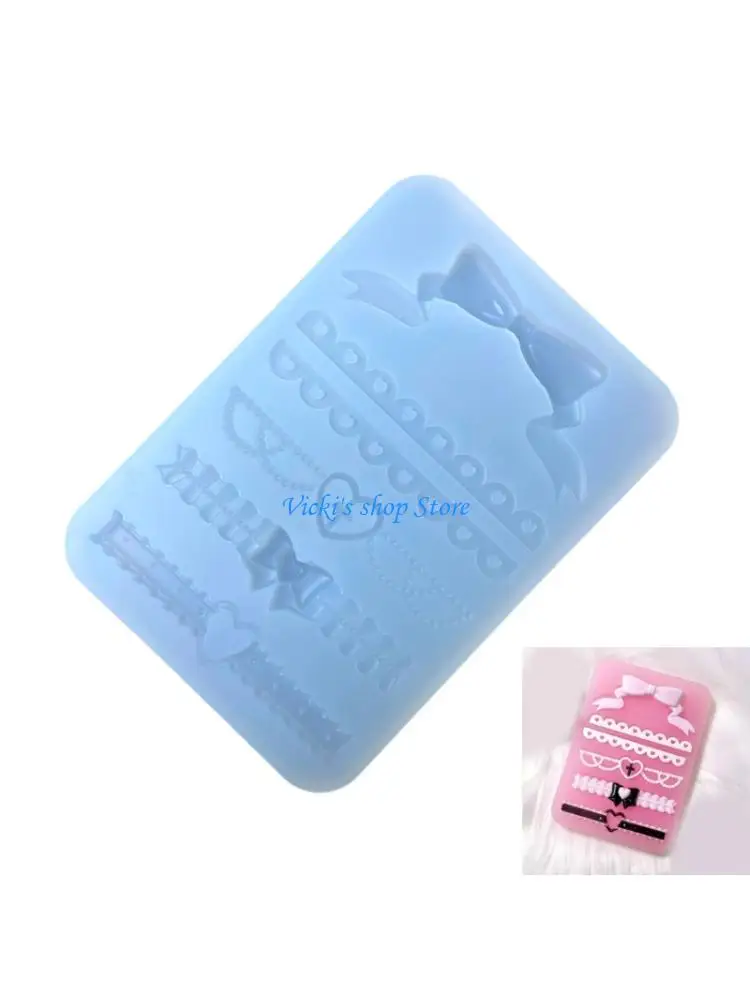 

Гибкая пресс-форма ремесла силикона качества еды для создания элегантных аксессуаров шнурка