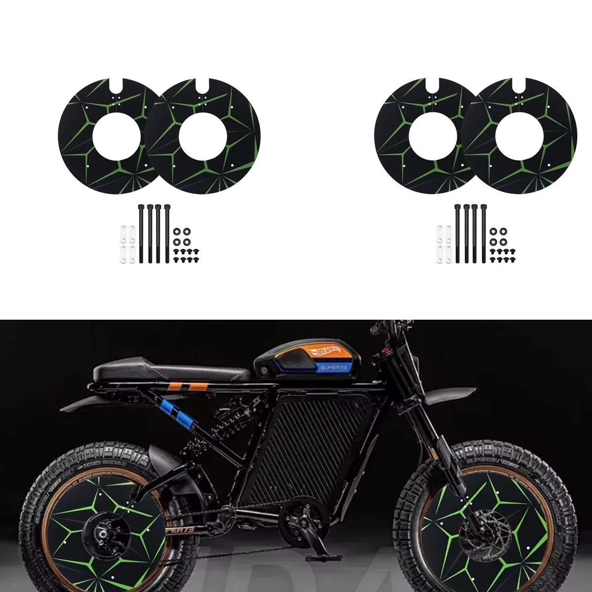 20 inch Specialized Wheel Hub Cover Tire Decorative Guard Wheel Rim Cover For Super 73 RX S1 S2 S3 ZX