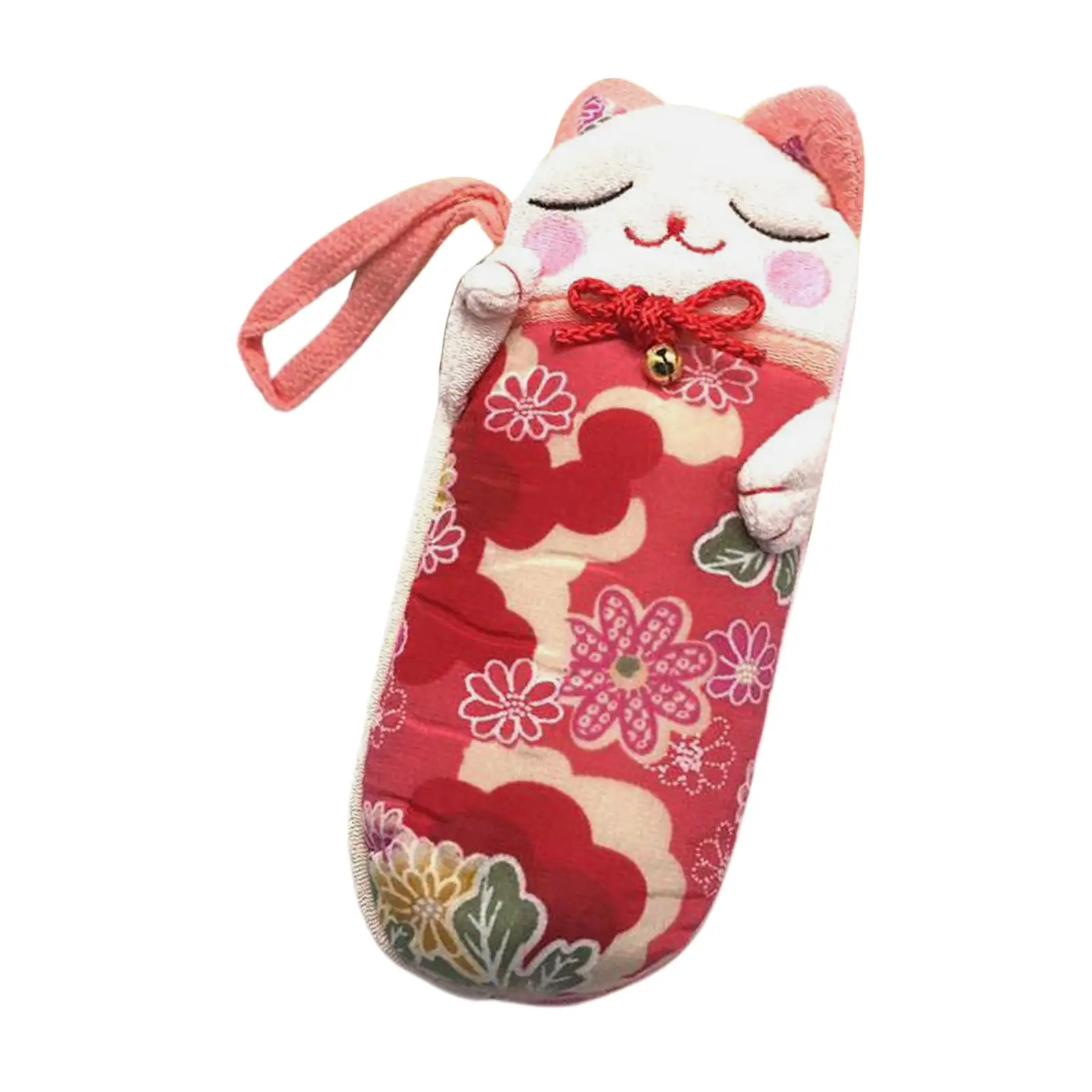 Glasses Case Lucky Fortune Cat Soft Pouch for Sunglasses Spectacles Outdoor