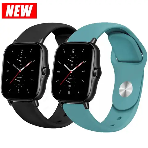 Amazfit gts/4/3/2/gts2/4 Mini/Gtr4/3/2/2e/47mm Smartwatch 실리콘 팔찌 Watchabnd Amazfit gts 밴드 용 20mm 22mm 시계 스트랩
