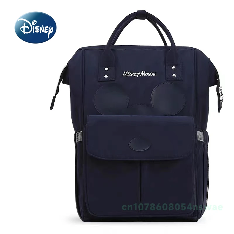 Disney Mickey\'s New Diaper Bag Backpack Luxury Brand Original Baby Bag Cartoon Baby Diaper Bag Large Capacity Multi Function