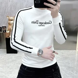 Retro Embroidery Round Neck Sweatshirts Autumn Winter Thicken Keep Warm Pullover Hoodie Oversized Tops Social Casual Streetwear