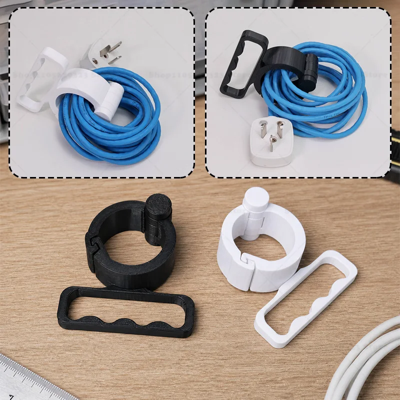 3D‑Printed Universal Power Cable Water Hose Holder Handle, Portable Household Cable Management Tool,Useful Household Gadgets