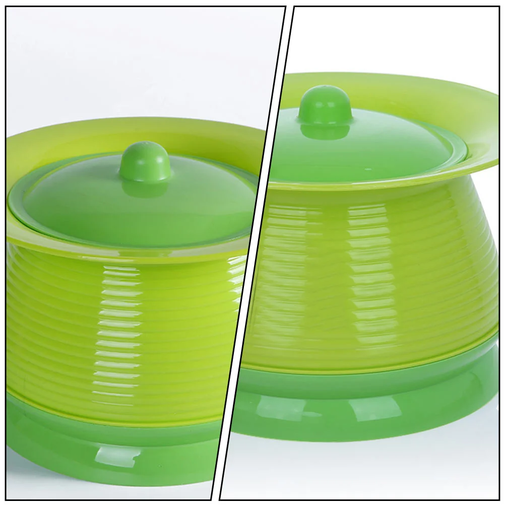 1 قطعة مبصقة بلاستيكية للأطفال سميكة ناعمة ومتينة بغطاء مبولة للأطفال والكبار وعاء غرفة عموم محمول